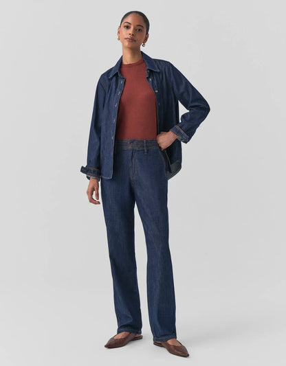 Camisa vaquera con pinzas