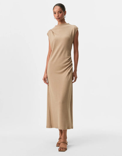 Vestido de punto drapeado
